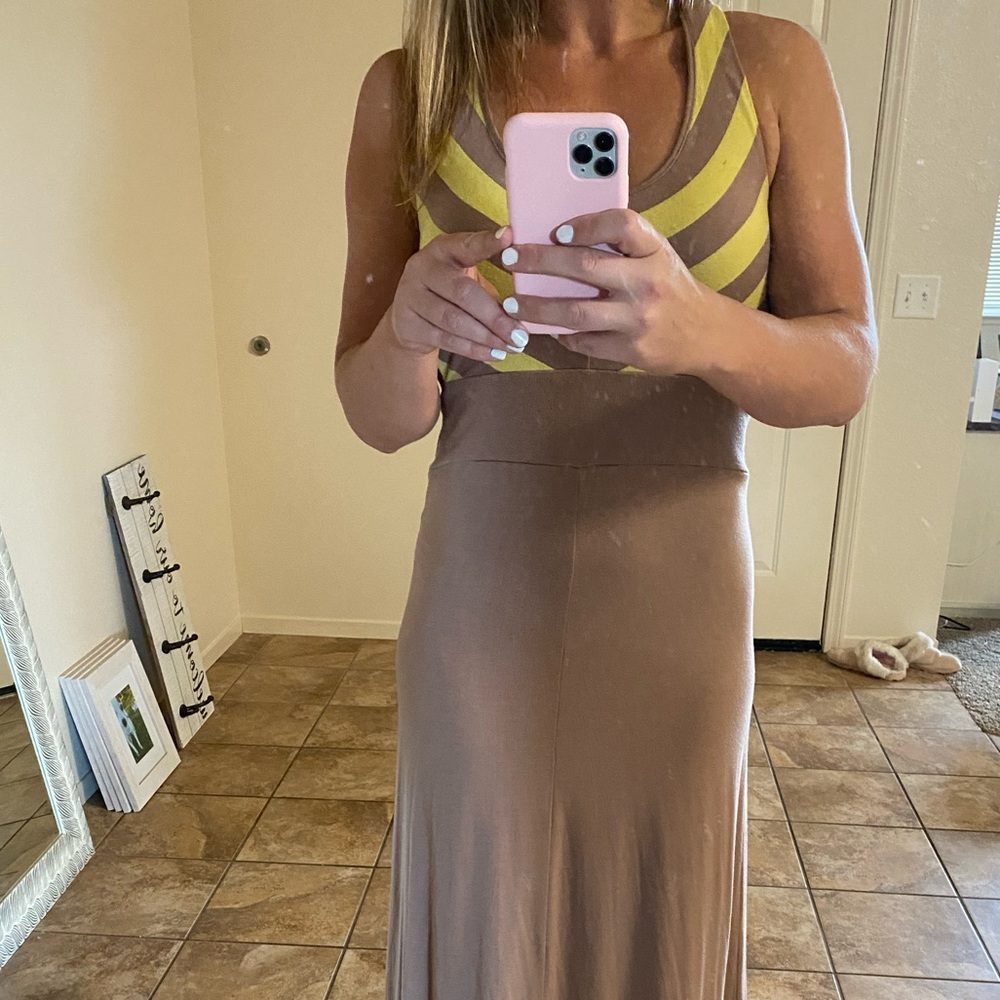 Cut out maxi dress